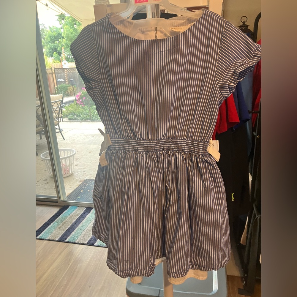 Crewcuts Blue Striped Dress